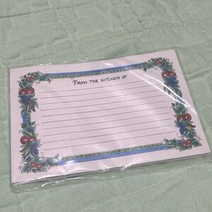 From the Kitchen of Recipe Cards NEW